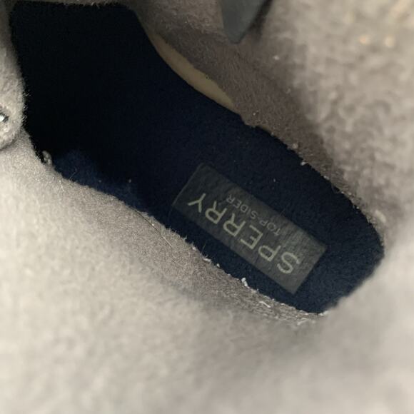 $130 Sperry Top-Sider Syren Gulf Duck Boots 5.5 Gray Black Textile Cheetah Print - Picture 6 of 9